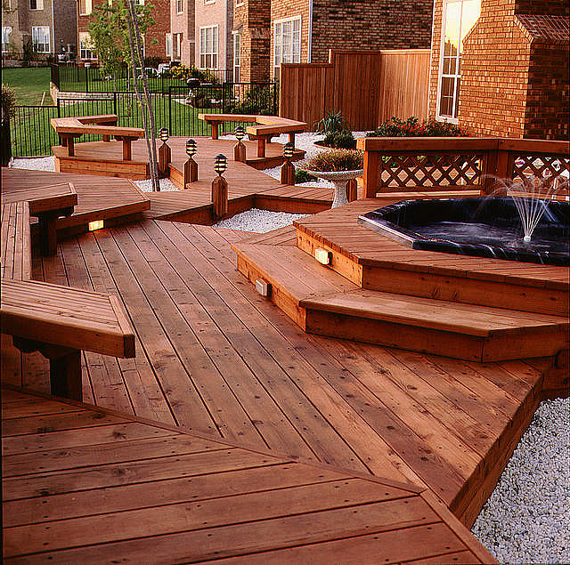 Redwood Decking