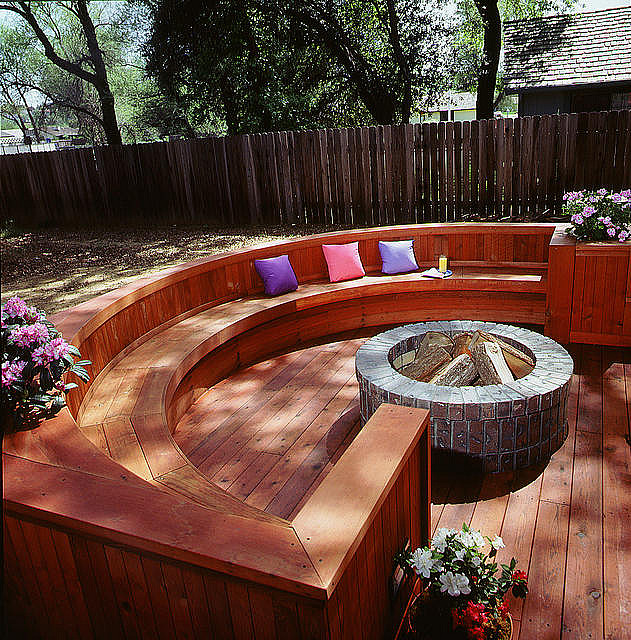 Redwood Decking