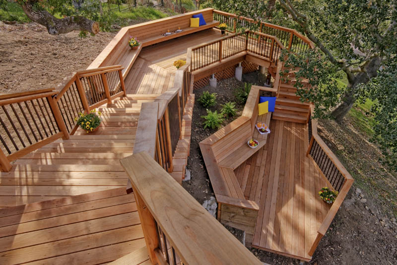 Redwood Decking